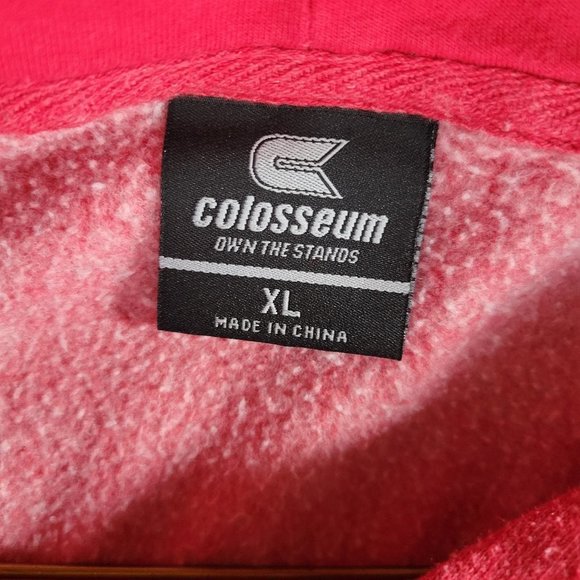 Wisconsin Badgers Pullover Hoodie  Size XL  Red  Colosseum Athletics - Picture 2 of 3